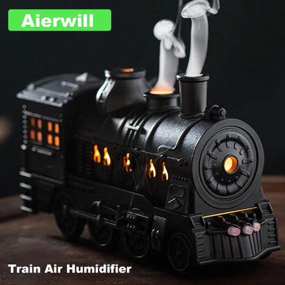 Aierwill Train Air Humidifier – Ultrasonic Aromatherapy Diffuser with Mist Maker, Essential Oil Aroma Diffuser, Remote Control