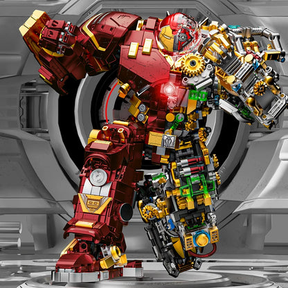2700+ PCS Iron Heroes Building Block Set, Action Figure Mech Buster DIY Brick Construction Toys for Kids & Adult Collectors Gift Set