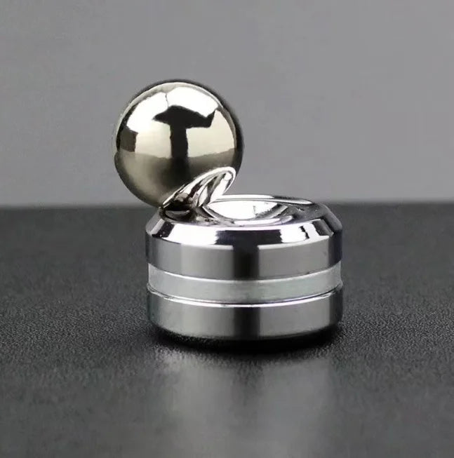 Desktop Stress Relief Fidget Toy - Hypnosis Rotary Gyro Fingertip Spinner Kinetic Round Toy for Relaxation and Leisure