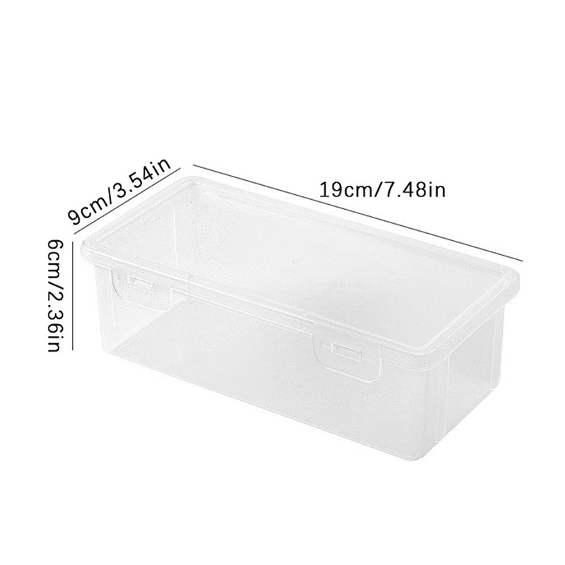 Transparent Pencil Case Box | PP Material Stationery Storage Pouch for School Supplies
