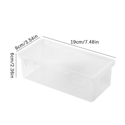 Transparent Pencil Case Box | PP Material Stationery Storage Pouch for School Supplies