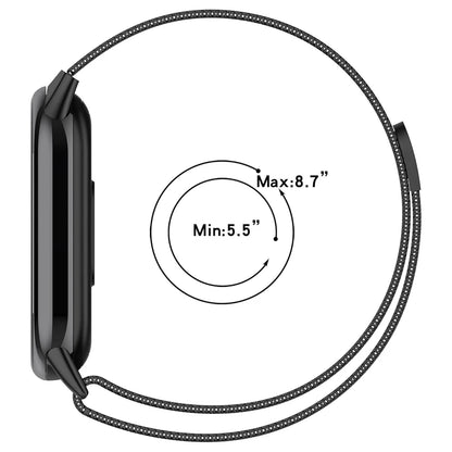 Magnetic Stainless Steel Strap for Xiaomi Mi Band 8 9 – Loop Bracelet Belt Accessory