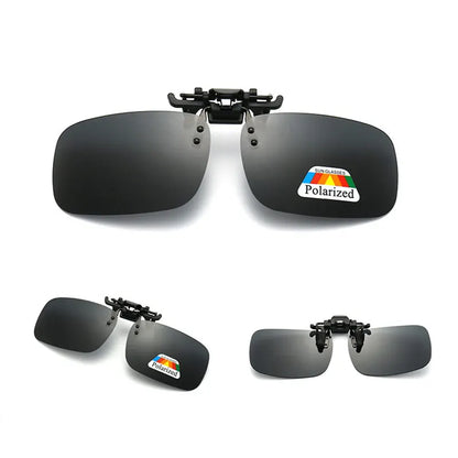 Polarized Clip-On Sunglasses – HD UV400 Driving & Night Vision Glasses Shades