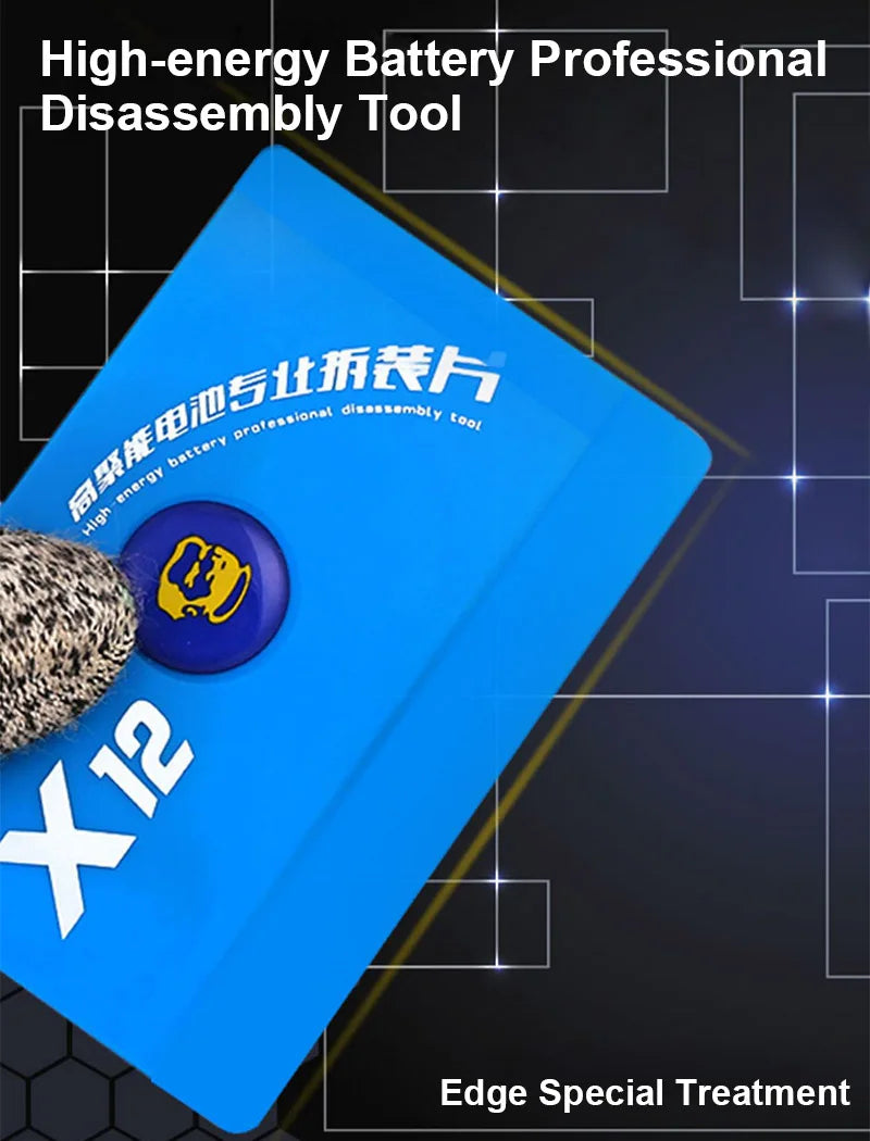 MECHANIC X12 Back Cover Disassembly Card – High-Energy Battery Removal Tool for Mobile Phone & Tablet Repair