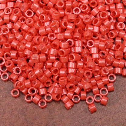 2.5mm Mini Glass Cylinder Beads – Antique Pearl Color Craft Beads for DIY Bracelets & Necklaces Jewelry Making Accessories