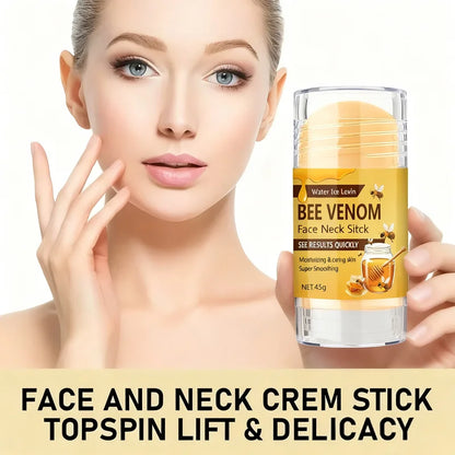 Bee Venom Face and Neck Firming Stick - Collagen and Vitamin C Moisturizing Skin-Smoothing Treatment