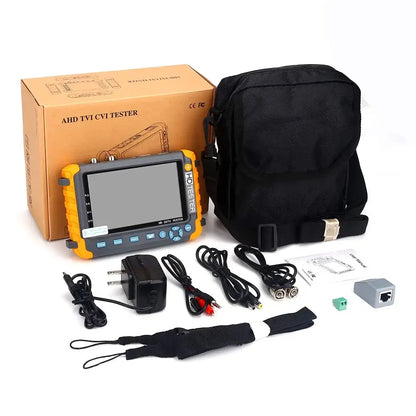 8MP CCTV Tester – 5-Inch Camera Monitor for AHD/CVI/TVI, 4K CVBS Analog, HDMI & VGA Input Mini CCTV Monitor