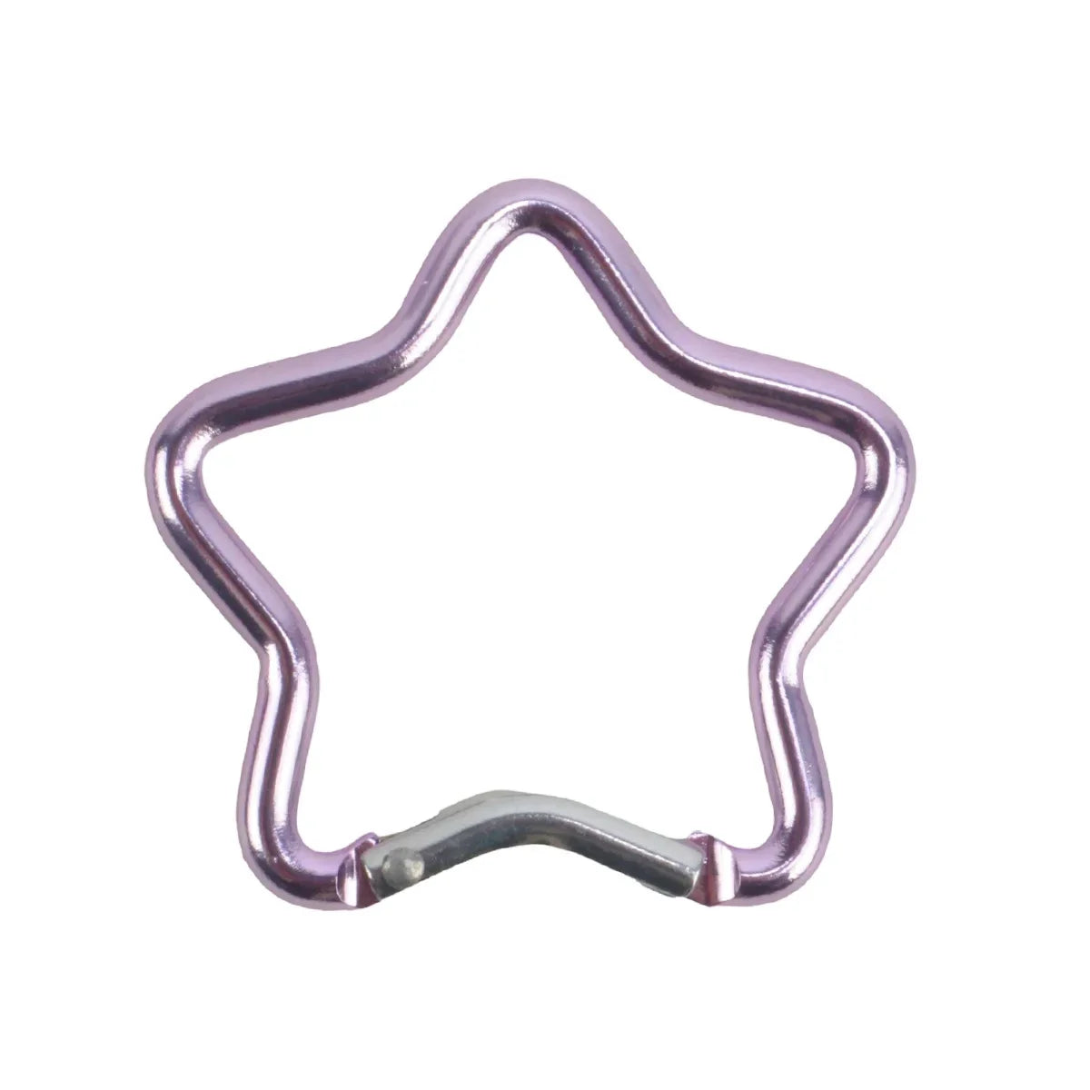 Five-Pointed Star Aluminum Carabiner Keychain - Outdoor Camping Keyring Clip Bottle Hanging Hook