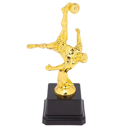 Children’s Gold Trophy – Plastic Football Award Cup, Soccer Competition Souvenir & School Reward Small Prize