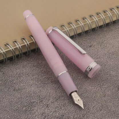 JINHAO 82 Transparent Fountain Pen — Spin Golden EF/F/M Nib, Ink Pen for Business, Office & School Supplies