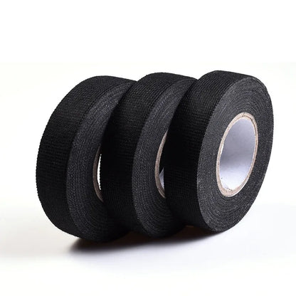 Heat-Resistant Electrical Tape – Waterproof Fabric Cloth Wrap for Auto Wiring, Cable Organizer & Harness Insulation