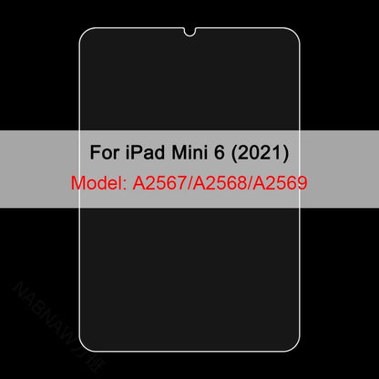 3-Pack Tempered Glass Screen Protector - Apple iPad 10th 9th 8th 7th Mini Air & Pro Series