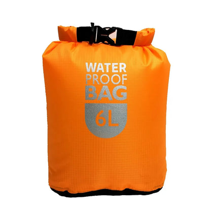 6L/12L Outdoor Dry Bag – Waterproof Sack for Fishing, Boating, Rafting, Kayaking, Floating Accessories