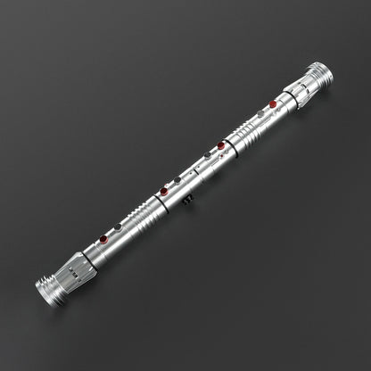 Darth Maul Double-Edged Neopixel Lightsaber – Xenopixel Jedi Laser Sword for Heavy Dueling & Cosplay