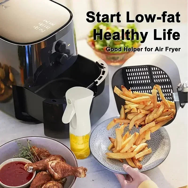 200/300/500ml Oil Spray Bottle – Olive Oil Vinegar Soy Sauce Sprayer Dispenser for Cooking, Baking & Camping