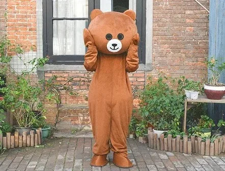 Brown Bear Plush Doll Costume – Festival & Party Wear, Ideal Halloween & Christmas Gift for All Ages