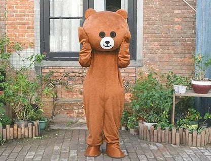 Brown Bear Plush Doll Costume – Festival & Party Wear, Ideal Halloween & Christmas Gift for All Ages