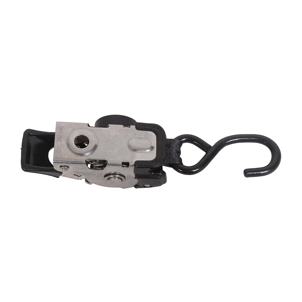 MOTO4U Retractable Ratchet Straps with Coated S-Hooks – Stainless Steel Auto Self-Ratcheting Tie Down Straps for Secure Cargo