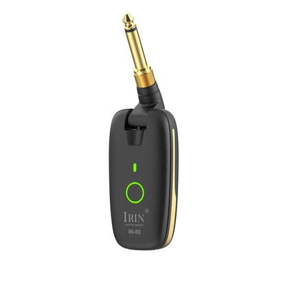 IRIN IN-80 Guitar Wireless System - Audio Amplifier Transceiver, Wireless Guitar Transmitter Receiver for Electric Guitar and Bass