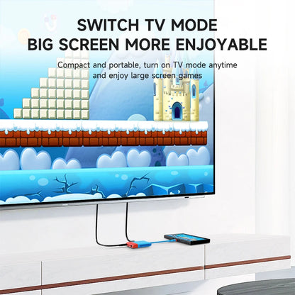 Hagibis Switch Video Capture Card & Portable TV Dock – Gaming Hub for Nintendo Switch 1/2/OLED, Live Streaming Adapter for Laptop & iPhone 17 Pro