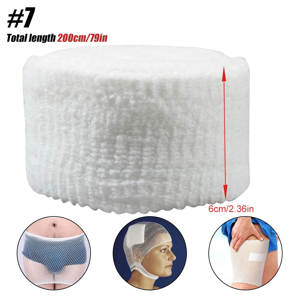 Elastic Tubular Bandage Net - Breathable Mesh Wound Dressing Retainer for Ankle & Adult Use