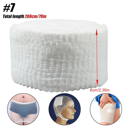 Elastic Tubular Bandage Net - Breathable Mesh Wound Dressing Retainer for Ankle & Adult Use