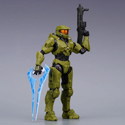 Halo Master Chief Action Figure – 1/12 PVC John-117 Collectible Toy with Full Body Articulation