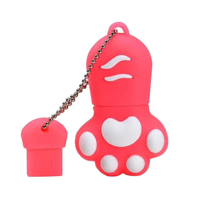 JASTER Cartoon USB Flash Drive – Cat Claw Design, 4GB/8GB/16GB/32GB/64GB USB 2.0 Pendrive