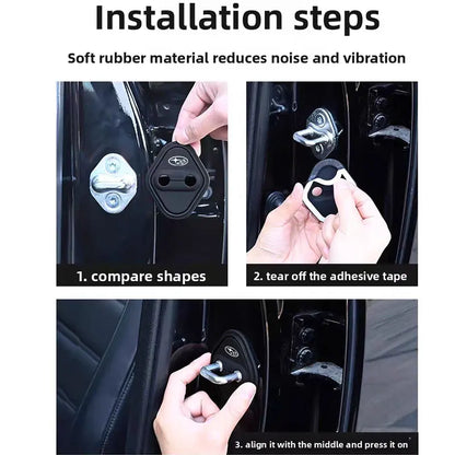 Anti-Collision Car Door Lock Protection Cover for Subaru Impreza, Forester, Outback, Legacy, Crosstrek, XV, WRX & Solterra – Scratch Guard Safety Trim Protector