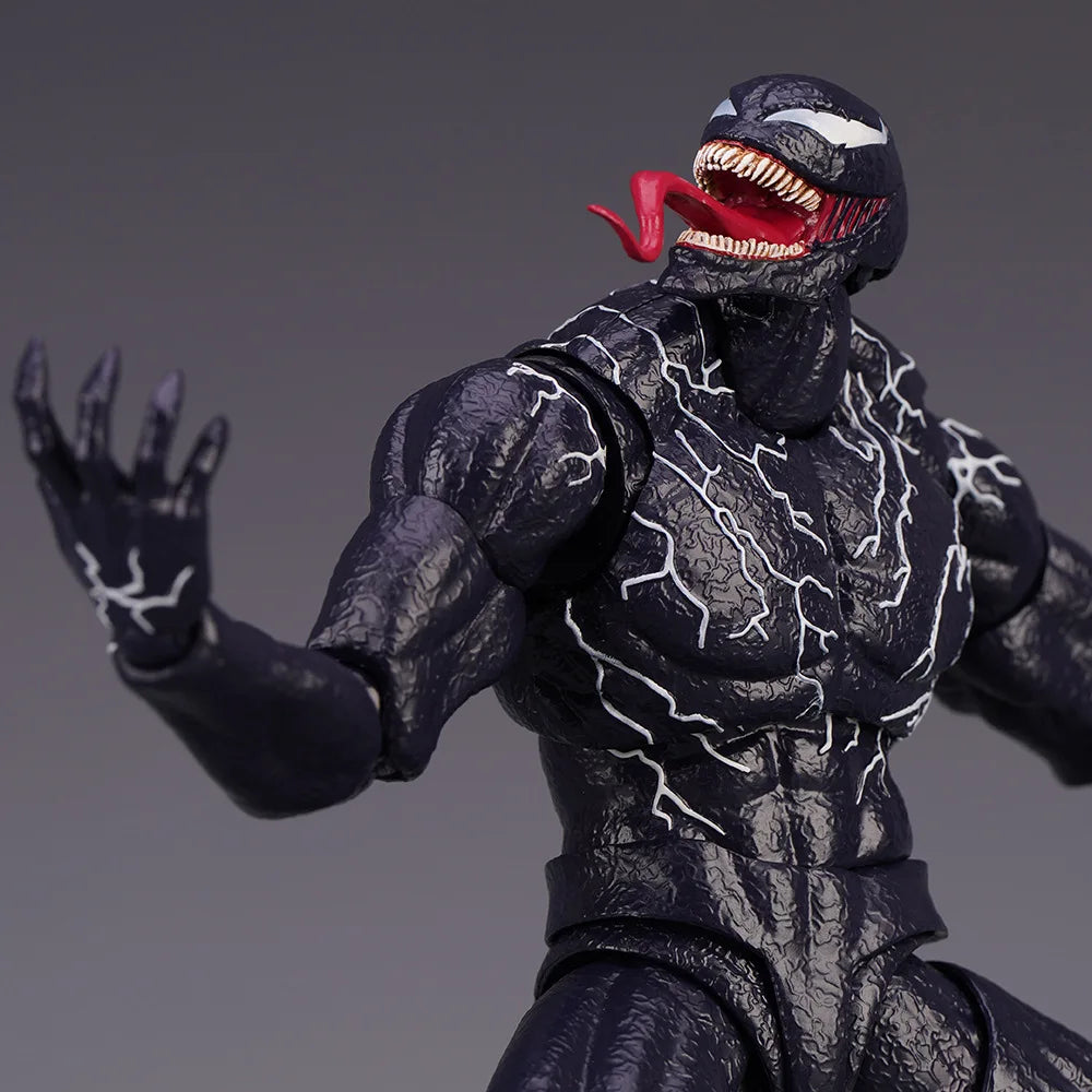 Venom Amazing Yamaguchi Action Figure — Joint Movable Face-Change Collectible Model Toy for Kids Gift