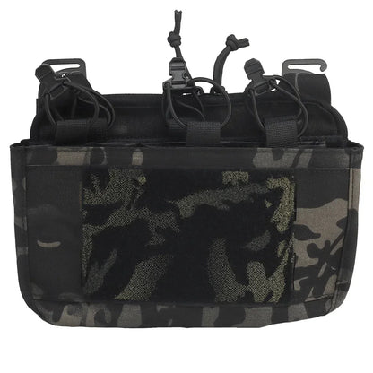 G-Hook DOPE Front Flap Double Stack Abdominal Fanny Pack – Triple Magazine Kangaroo Pouch for FCPC/FCSK Plate Carrier Vest