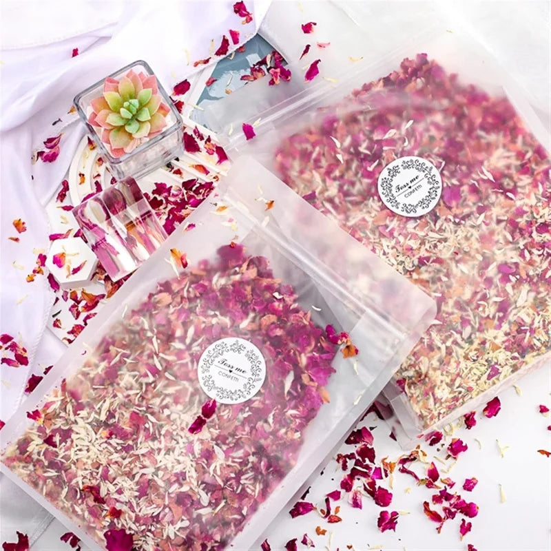 Natural Dried Rose Petals Confetti – 10g Biodegradable Wedding Flower Confetti for Party Decoration, DIY Crafts & Handmade Gifts