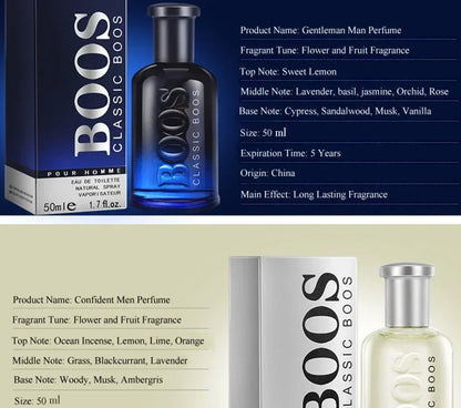 Hot Sale Men's Cologne – Fresh Temptation Perfume for Self-Confidence, Gentleman Fragrance Atomizer