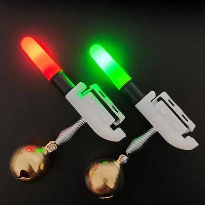 LED Fishing Rod Light Stick with Bell – USB Rechargeable CR425 3.6V Luminous Night Bite Alarm