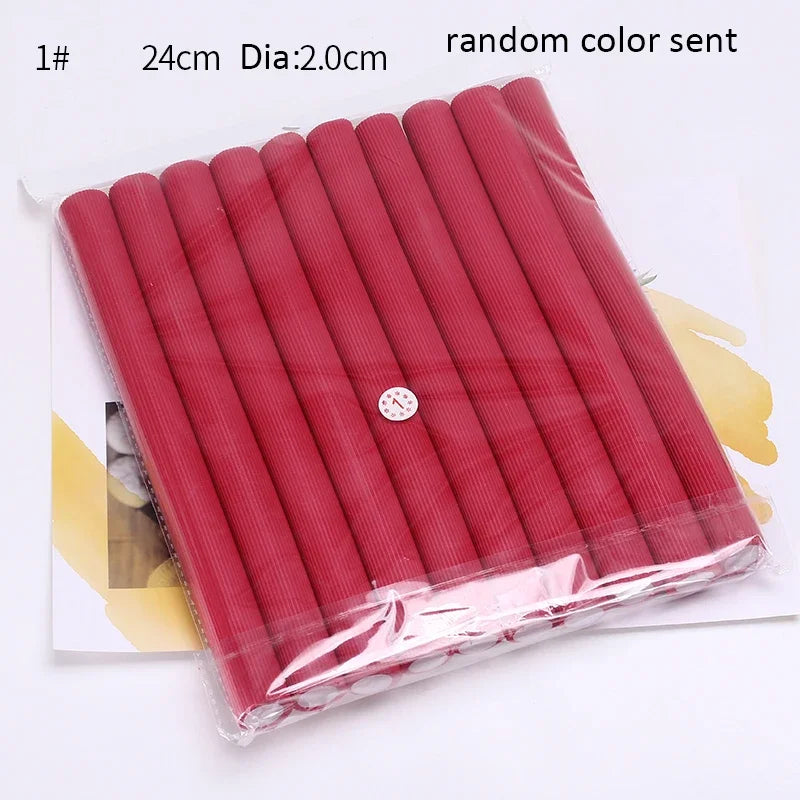 10PCS Flexible Hair Curling Rods – Soft Foam Bendy Twist Curls, No Heat Flexi Rollers for Hair Styling