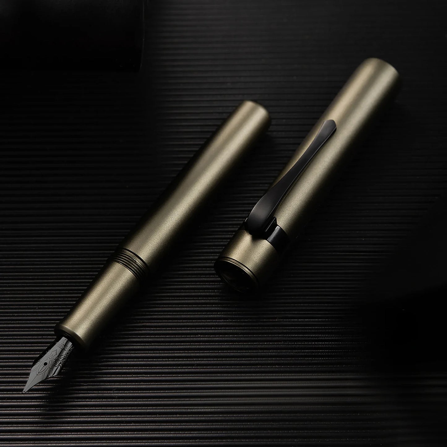 Hongdian M2 Mini Fountain Pen - Black Forest Metaverse Design, EF/F Nib, High-Quality Writing Stationery for School and Office, Premium Gift
