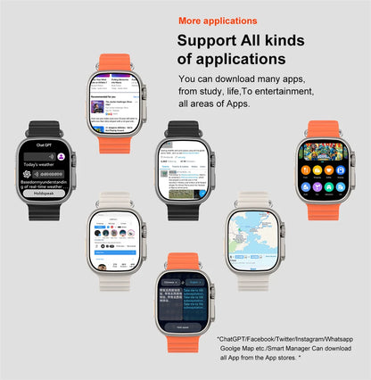 2025 DT Ultra 3 Pro Smartwatch – NFC, Bluetooth Call, Music & Video, Waterproof for Android & iOS, 32GB