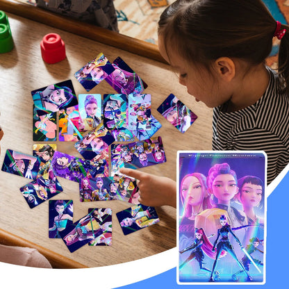 K-POP Demon Hunter Girl Group Holographic Cards – 30-Piece Anime Collectible Set for Fans & Trading Card Games