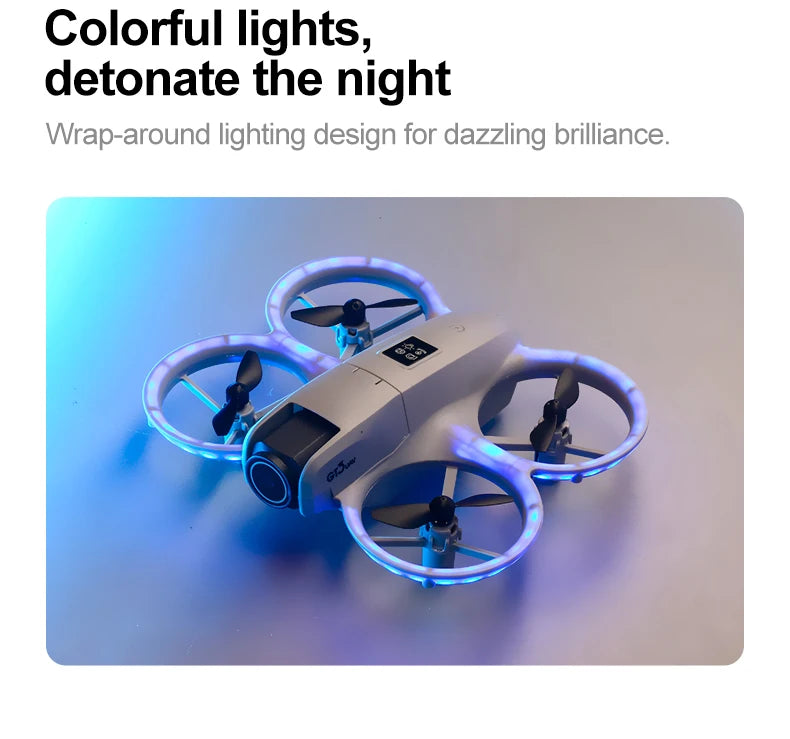 GT3 8K GPS Drone – Professional Foldable Quadcopter with 180° Dual HD Cameras, 5G WiFi, Obstacle Avoidance & Brushless Motors