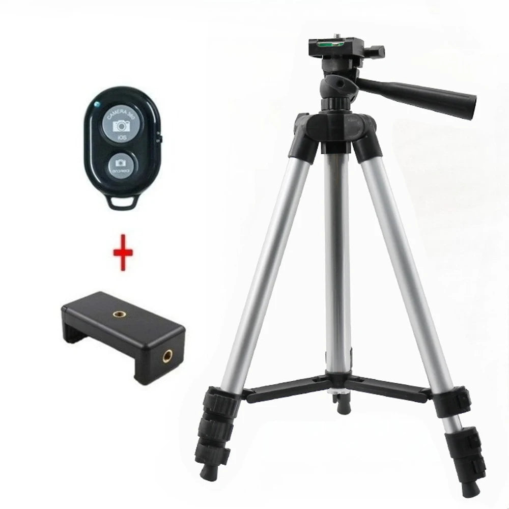 102cm Phone Tripod Stand – Universal Video & Photography Stand with Bluetooth Remote for Phones and Cameras