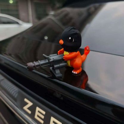 9cm Pokemon Charmander Car Figurine - Funny Dashboard Decoration Toy