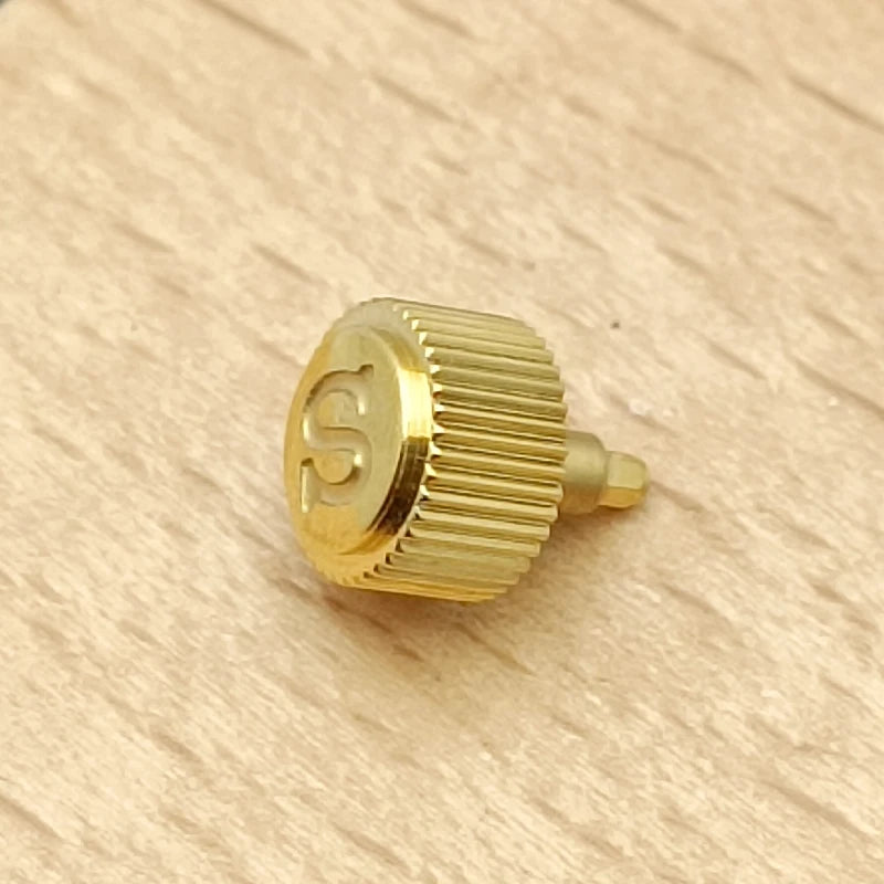 Silver, Gold & Black Watch Crown — Replacement for NH34/NH35/NH36 Movements SKX007