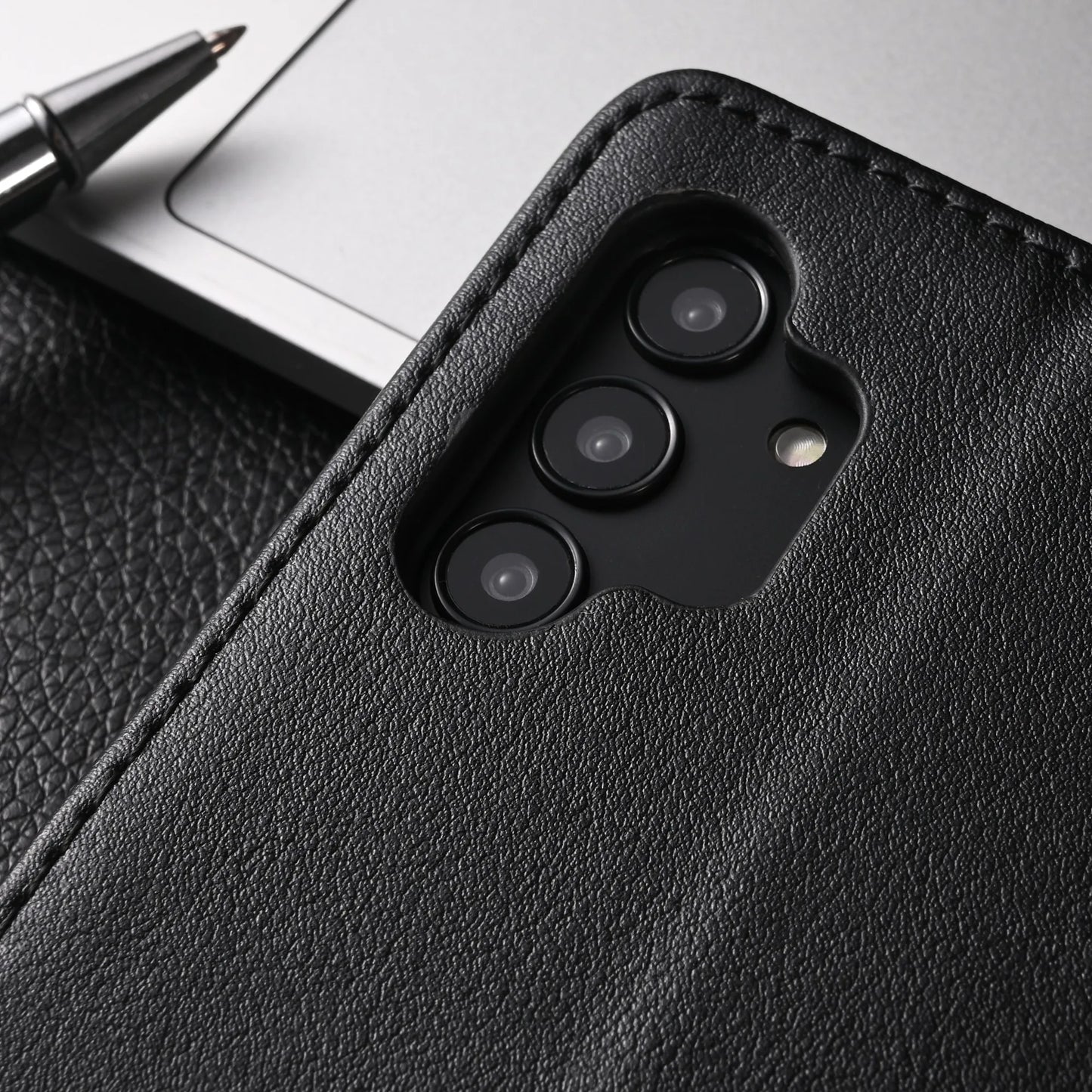 Luxury PU Leather Flip Wallet Case for Xiaomi Redmi & POCO Phones – Magnetic Protective Cover with Card Slots & Stand Function