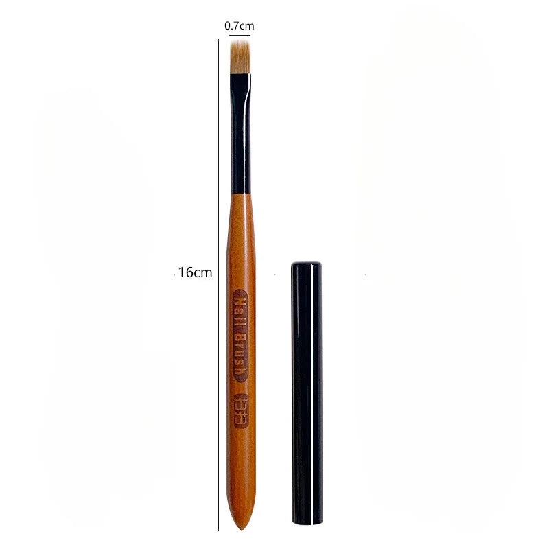 Gradient Nail Art Brush – Acrylic Ombre Pen, DIY UV Gel Painting & Drawing Flowers Nails Brush for Salon Manicure Tools