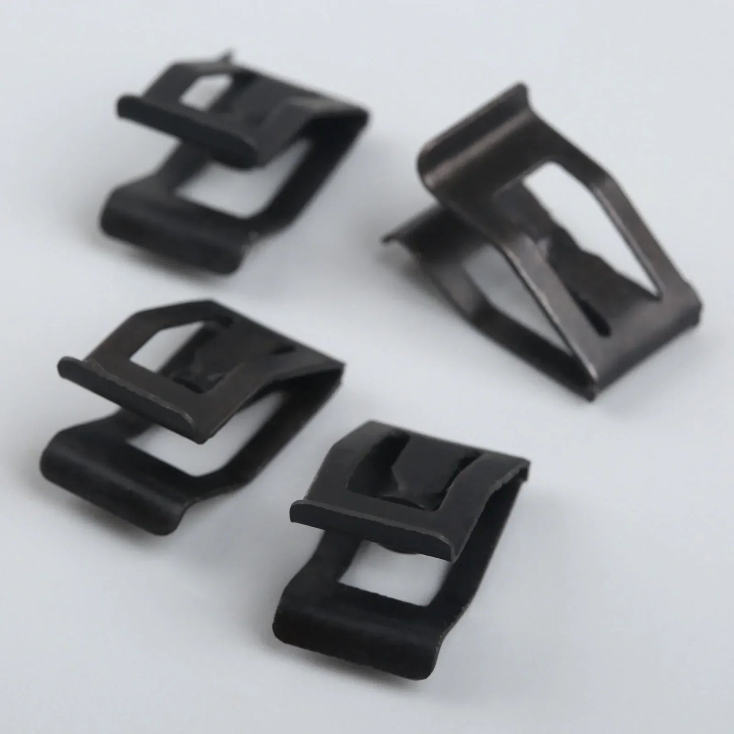 10Pcs Car Dashboard Trim Clips - Black Metal Rivet Fasteners for Ford, Mazda, Audi, Toyota