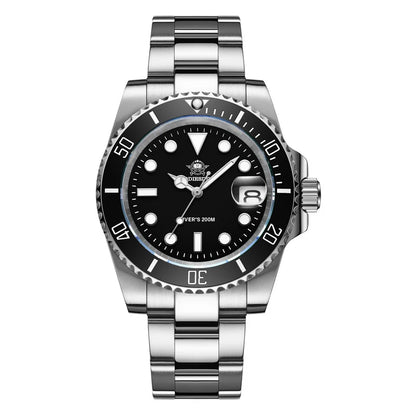 ADDIESDIVE Men's Stainless Steel Quartz Watch — Waterproof Business & Outdoor Sports Timepiece