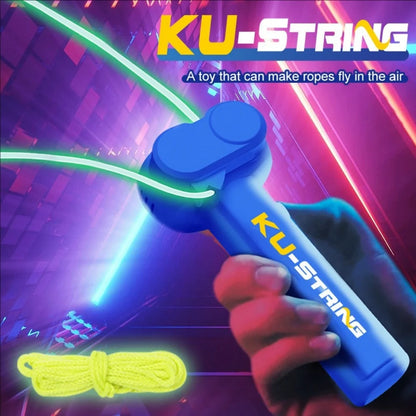 Glow-in-the-Dark Electric Rope Thruster — Fun Outdoor Decompression Toy for Kids, Cats & Pets