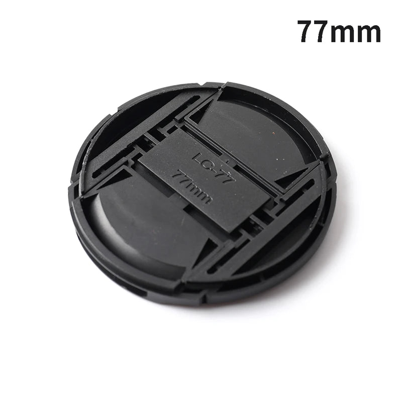 High-Quality Camera Lens Cap – Snap-On Front Lens Caps in 40.5mm, 49mm, 52mm, 55mm, 58mm, 62mm, 67mm, 72mm, 77mm, 82mm