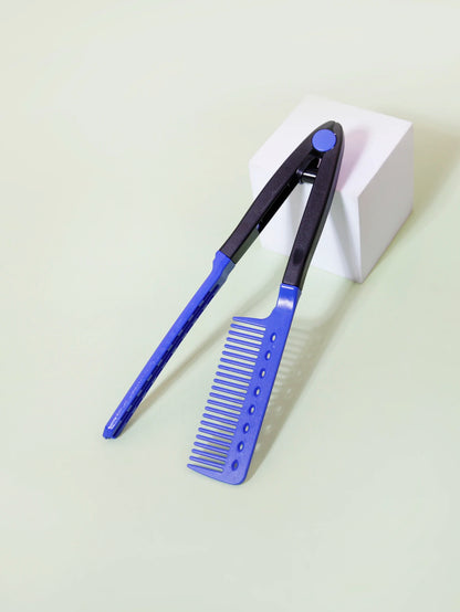 Flat Comb Straight Hair Salon Brush – V-Shaped Styling Comb, Hair Straightener for Beauty & Smooth Hair