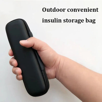 Portable Diabetic Insulin Cooling Bag — Pill Protector & Medical Ice Pack, Insulated Travel Organizer Case